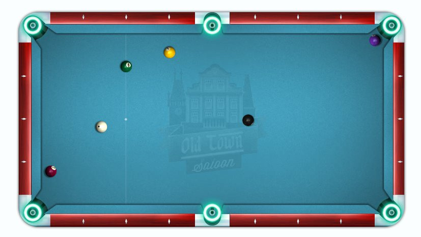 Potopení poslední koule v Pool 8.